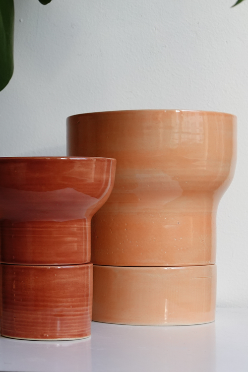 Tangerine Cima Planter